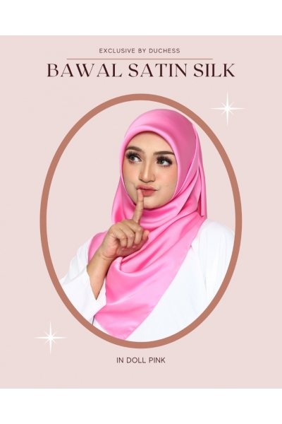 BAWAL SATIN SILK - DOLL PINK